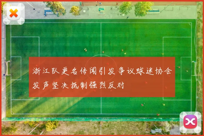 浙江队更名传闻引发争议球迷协会发声坚决抵制强烈反对